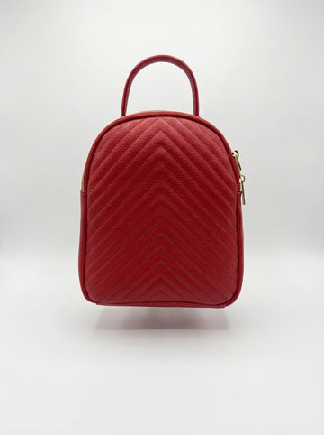 Quilted V Backpack
