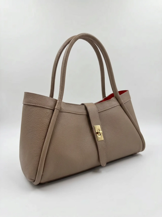 Handcrafted Full-Grain Leather Tote Bag | Timeless Florentine Craftsmanship