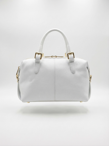 Boston bag in leather