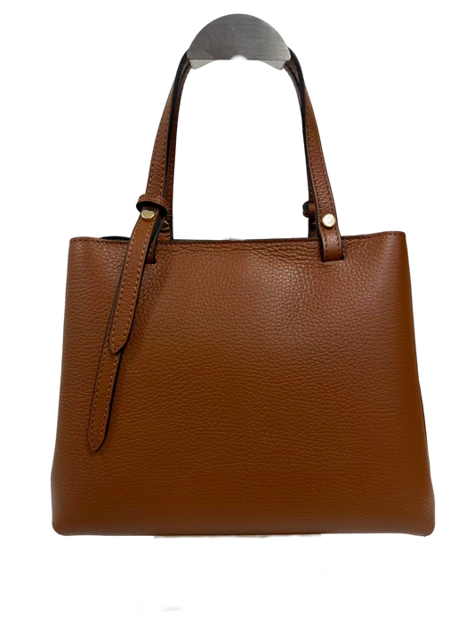 Genuine bag with a long shoulder strap